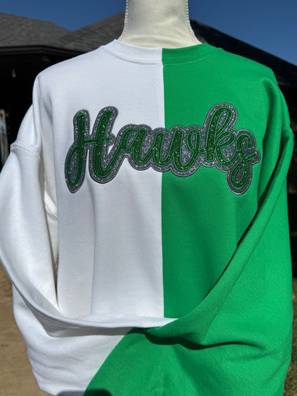 Split Crewnecks