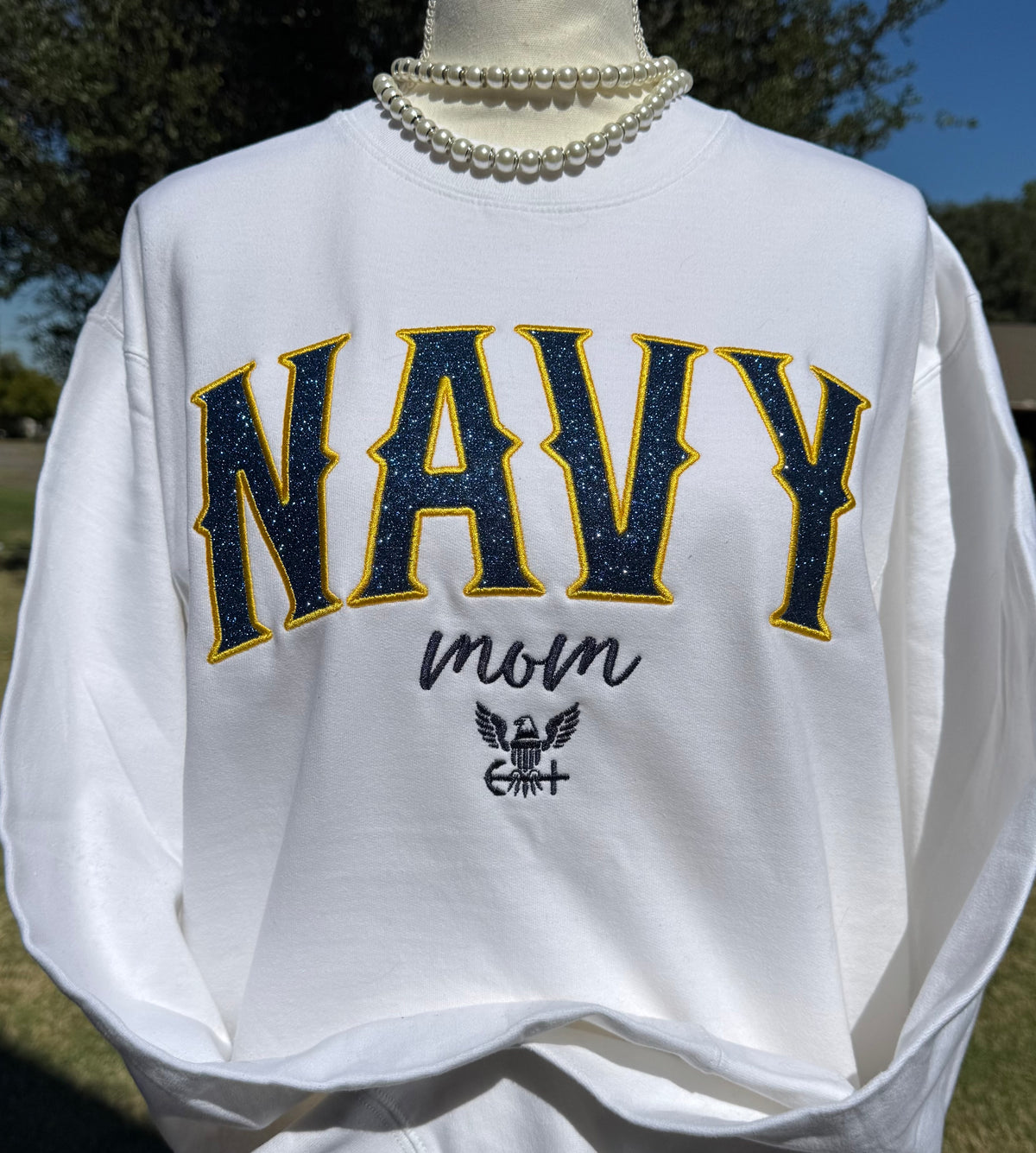 Navy Family - Crewneck
