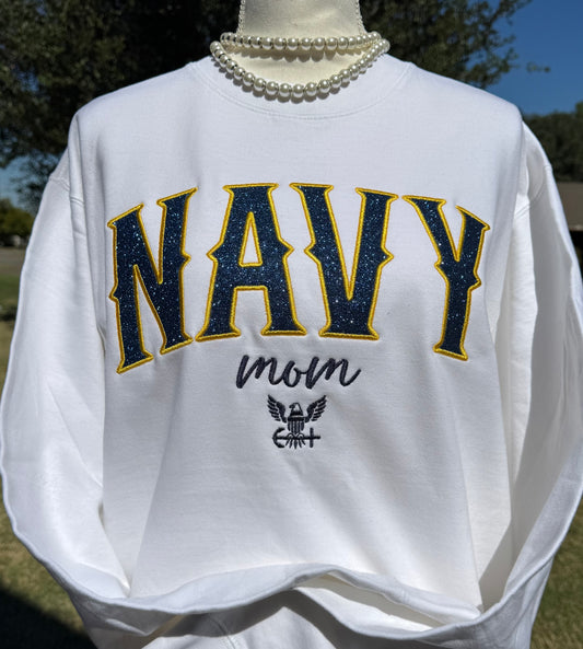 Navy Family - Crewneck