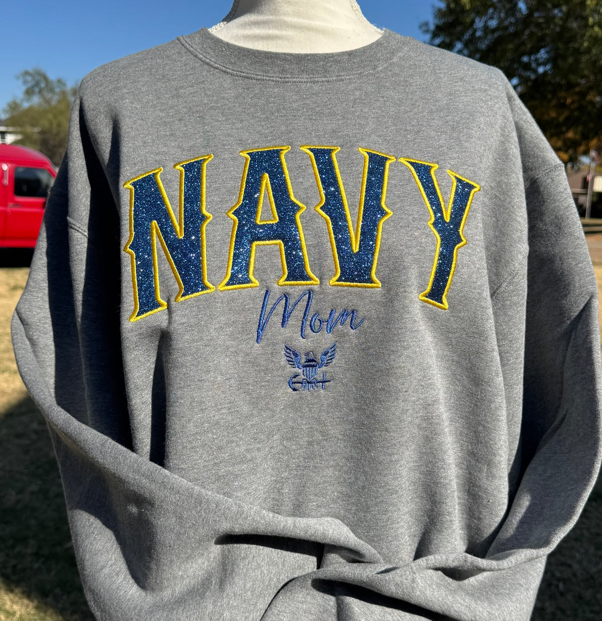 Navy Family - Crewneck
