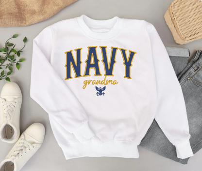 Navy Family - Crewneck